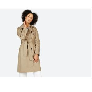 Everlane Drape Khaki Tan Trench Coat
